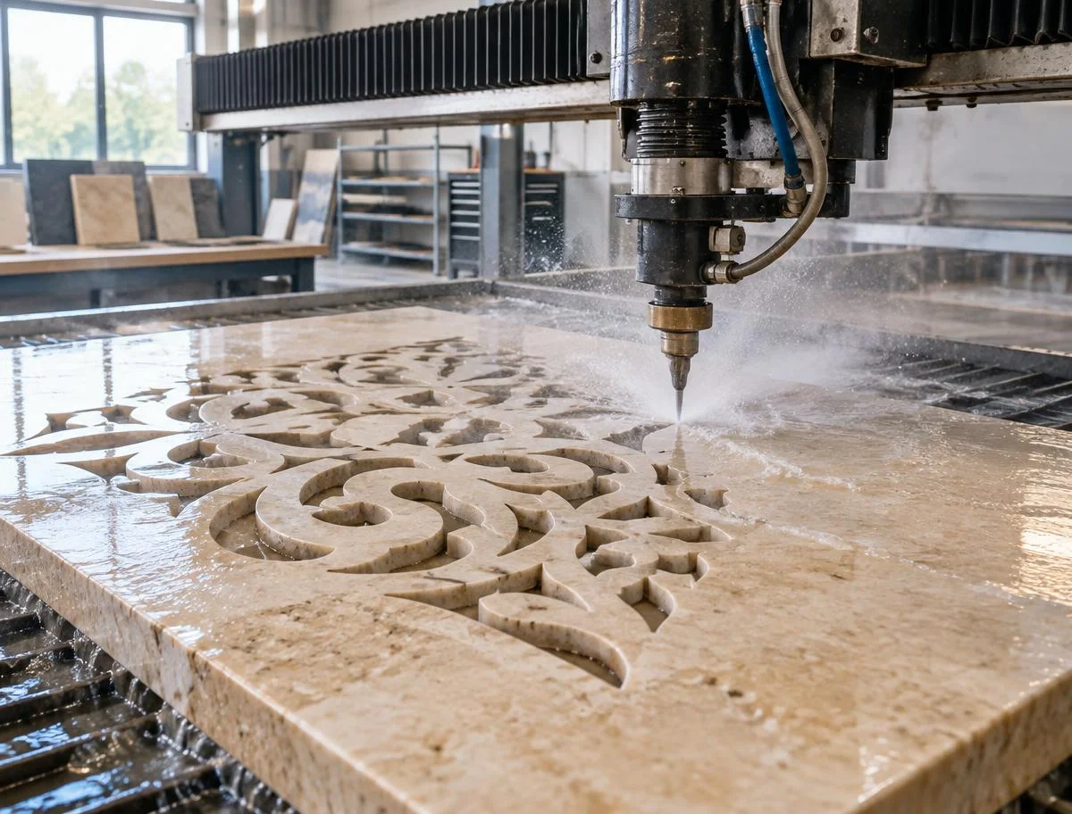 In-house stone manufacturing facility